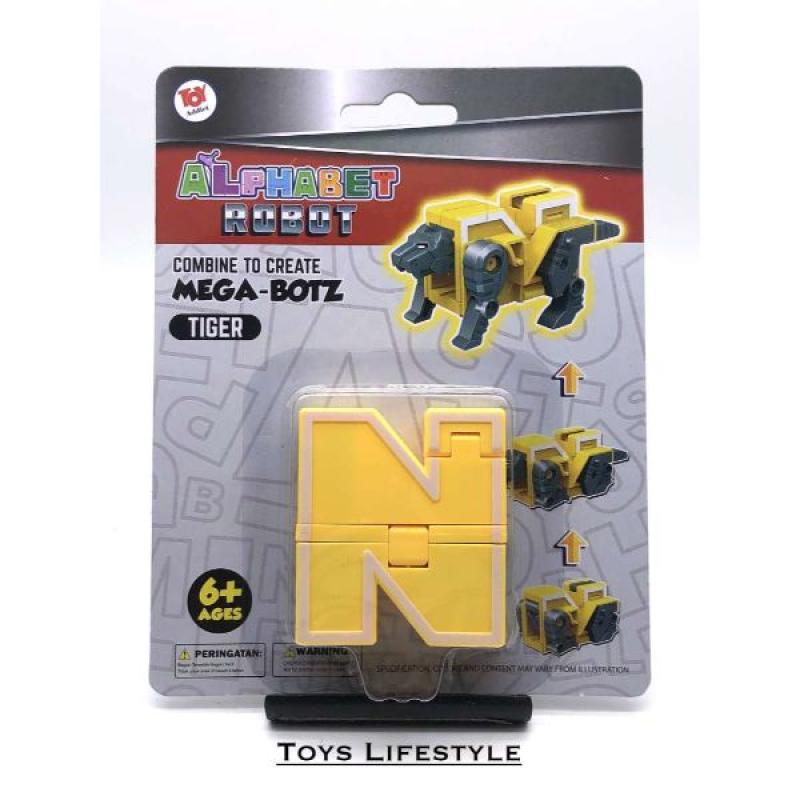 Jual Mainan Edukasi Toy Addict Alphabet Huruf Robot Mega Botz N