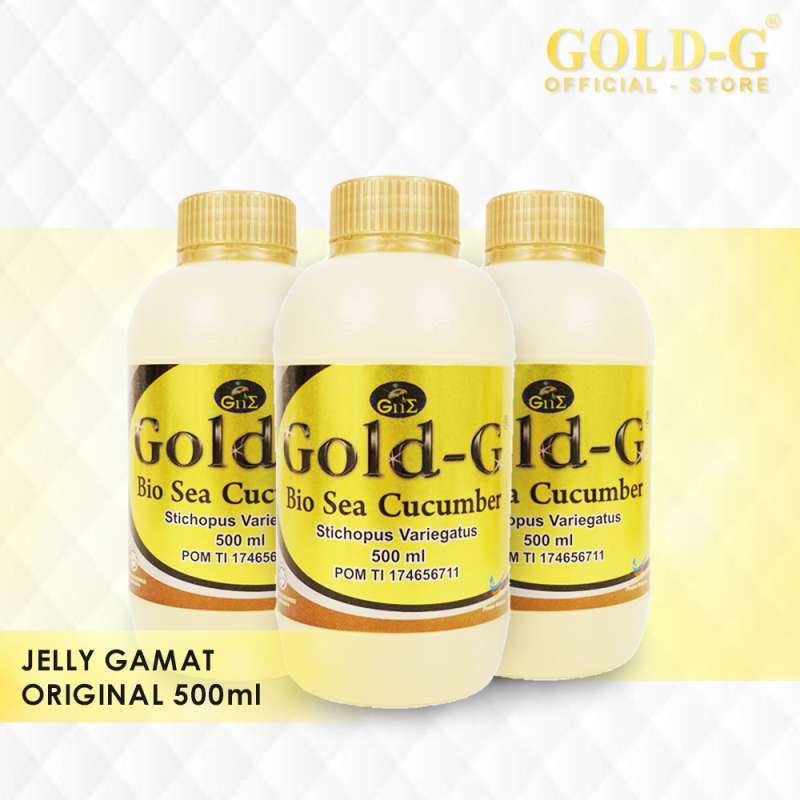 Promo Jelly Gamat Bio Gold G Sea Cucumber 500 ml 500ml Asli ...