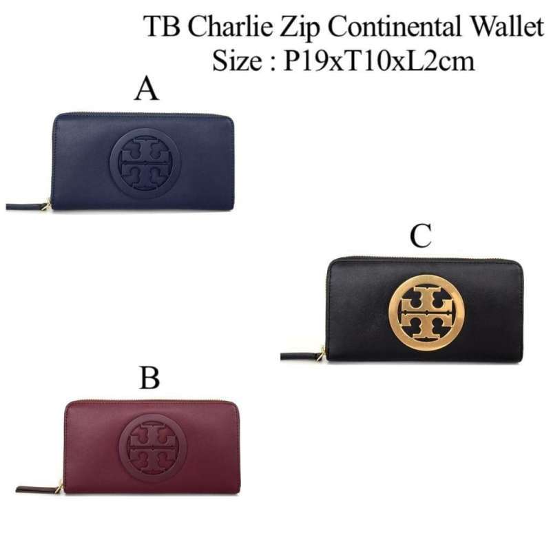 Jual dompet wanita Tory Burch Charlie Zip Continental Wallet di Seller  TStore77 - | Blibli
