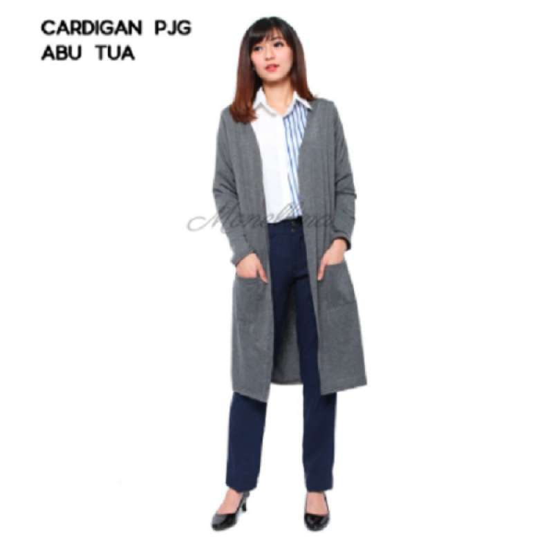 Jual Monellina Fashion Cardigan Panjang Xxl Jumbo Murah Wanita Kekinian Online April 2021 Blibli