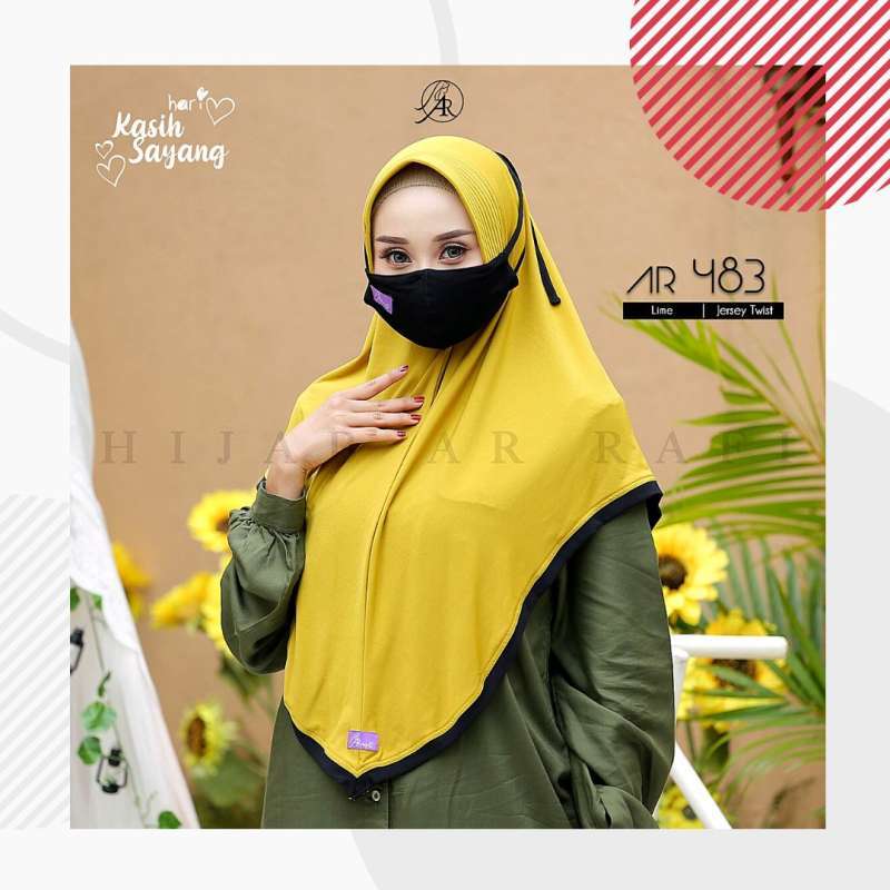 Jual Hijab Arrafi Terbaru 483 Jilbab Instan Bergo Sporty Kerudung Cantik Jilbab Masker Murah Mei 2021 Blibli