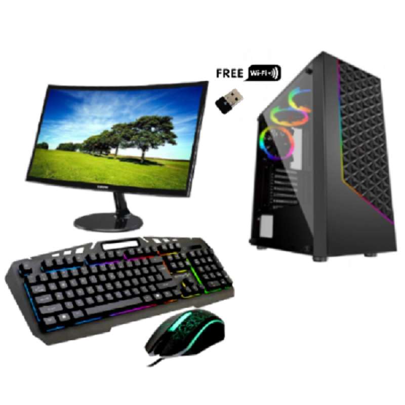pc gaming ryzen5 2600 vga gtx 1050ti ram 16gb