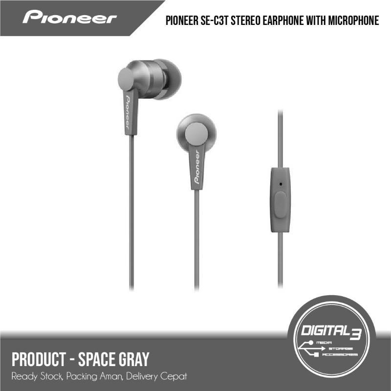 Pioneer SE-C3T C3 Earphone Headset With 