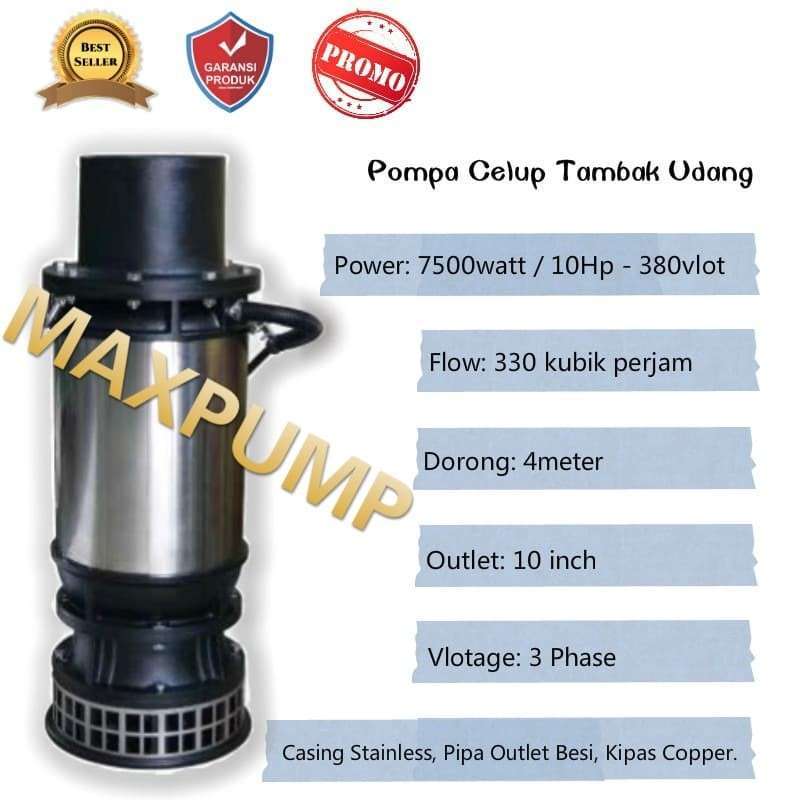 Promo MAXPUMP WLT-250 10HP POMPA CELUP 