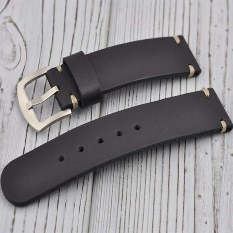 Promo Tali Jam Tangan Kulit Asli 18mm 20mm 21mm 22mm 24 Mm 26 Mm Warna Hitamtua Garansi 1 Tahun Di Seller Whiteblue Leather Kab Pekalongan Jawa Tengah Blibli
