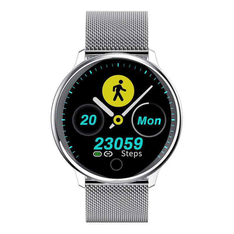 Smart watch with steel bracelet clearance