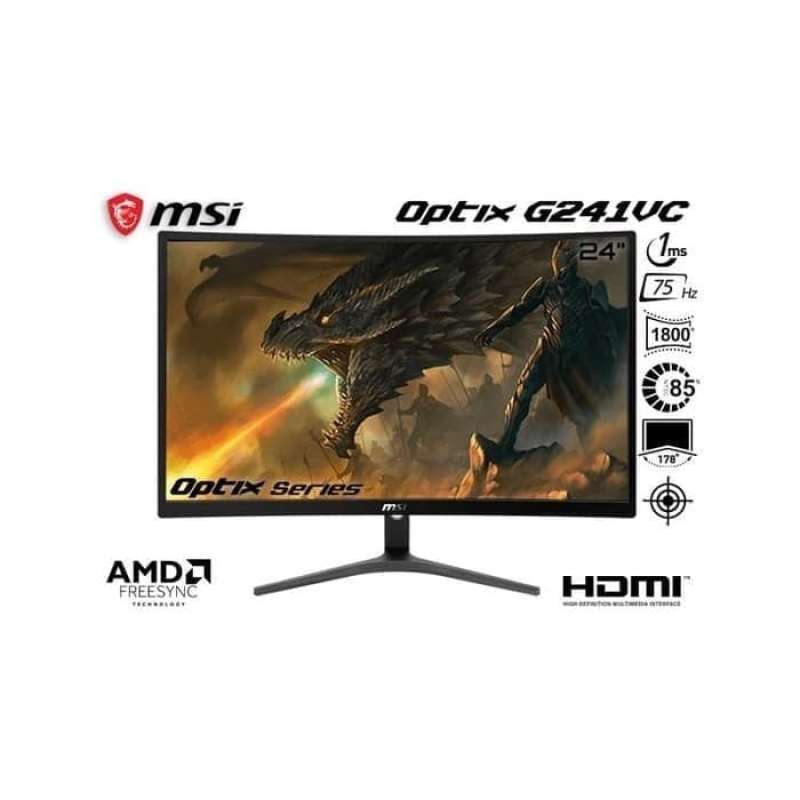 Jual Monitor Msi Optik G241vc 24 Curved Terbaru Juni 21 Blibli