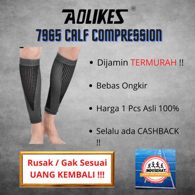 Jual Aolikes 7965 Calf Compression Sleeve Calf Support Leg Sleeve Deker Pelindung Betis Kaki Online April 2021 Blibli