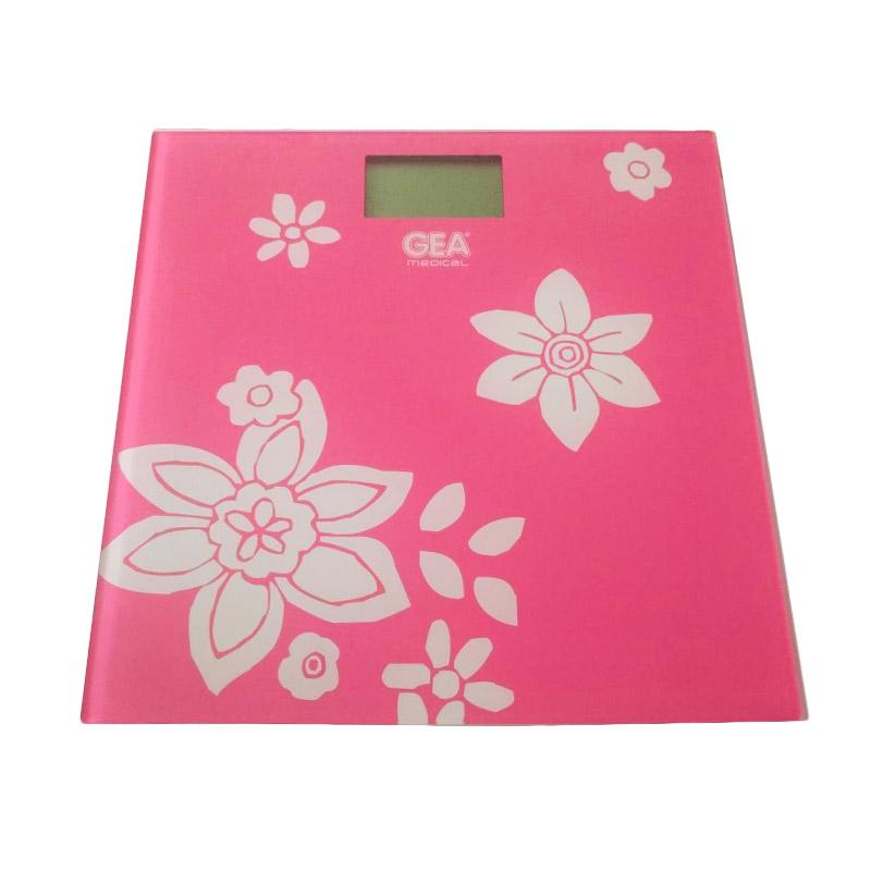 Jual Gea Eb9360 Motif Bunga Timbangan Digital Pink Online Harga