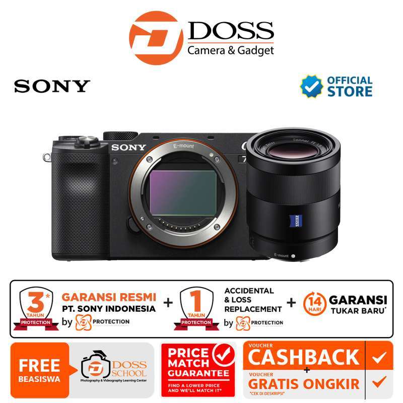 Jual Doss Sony A7c Body Only Lens Fe 55mm Za Sonnar T