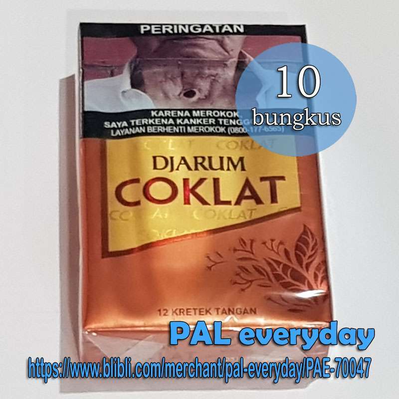 Jual Rokok Kretek Djarum Coklat 12 1 Slop 10 Bungkus 12 Batang Terbaru Juli 2021 