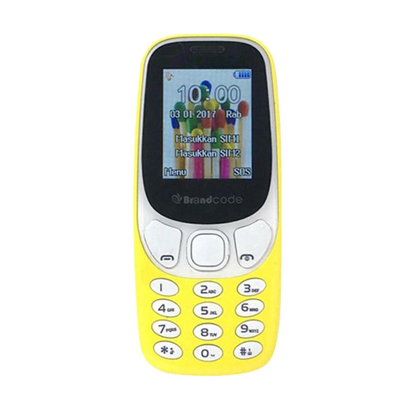 Jual Brandcode B3310 Handphone Kuning Dual Sim Gsm Online Oktober 2020 Blibli Com