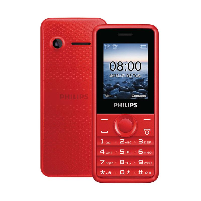 Philips E103 Handphone - Red