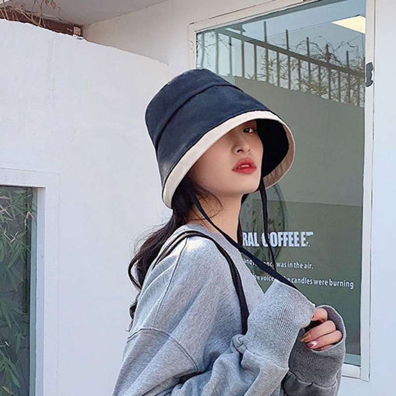 Promo Bluelans Bucket Hat Color Patched 