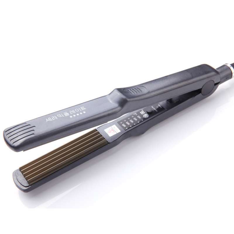 Jual LANS Hair Straightener 100-240V Hair Crimper Corn Irons Wave Curler Flat  Iron With Titanium Alloy Plate Adjustable di Seller LANS - China | Blibli