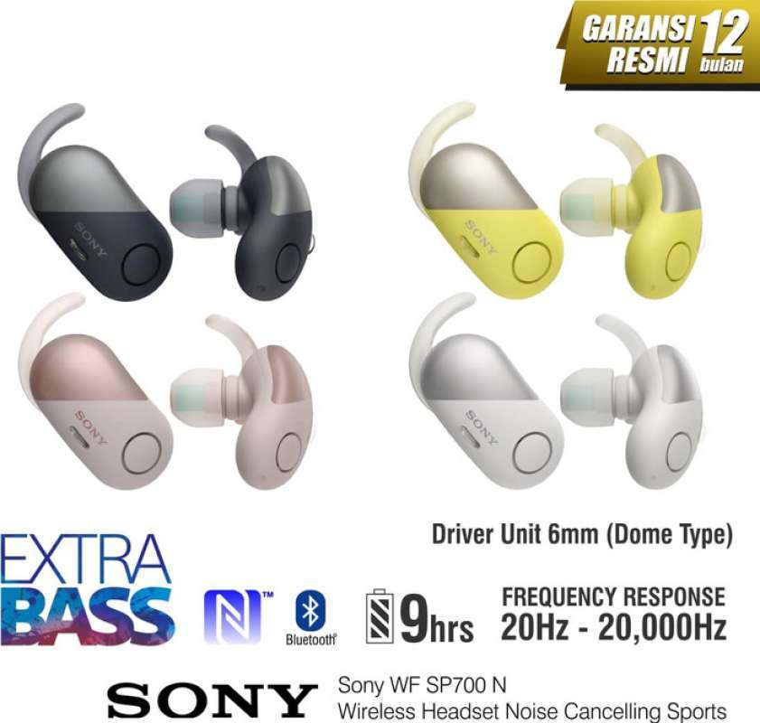 Jual Baru Sony Wf-Sp700N - Wf Sp700 N Wireless Headset Noise Cancelling  Sports - Hitam Ready Stok di Seller Lionsmart - Indonesia | Blibli