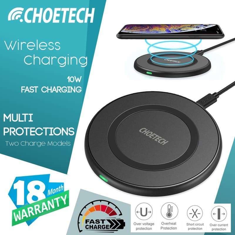 CHOETECH T526S Fast Wireless Charger Wireless FAST CHARGING
