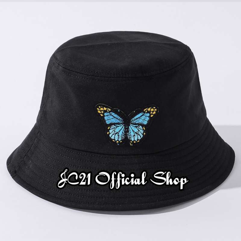 Bucket HAT Butterfly - Topi Fashion 