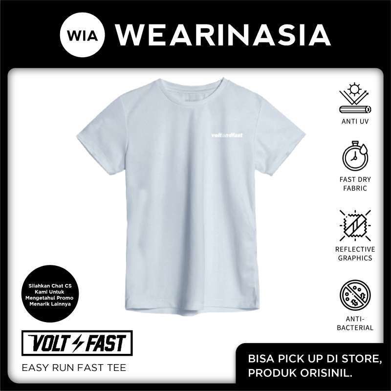Jual T-Shirt Kaos Polos Pria Volt and 