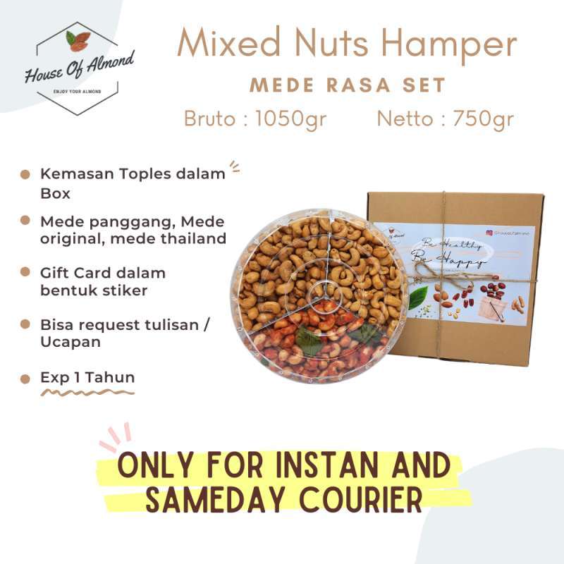 Paket Hampers Mixed Nuts Mede Rasa Terbaru Agustus 2021 Harga Murah Kualitas Terjamin Blibli