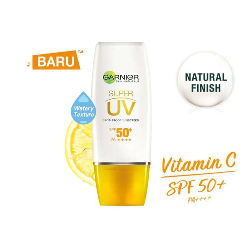 Jual Garnier Light Complete Super Uv Spot Proof Watery Sunscreen Natural Finish 30 Ml Terbaru Juli 2021 Blibli