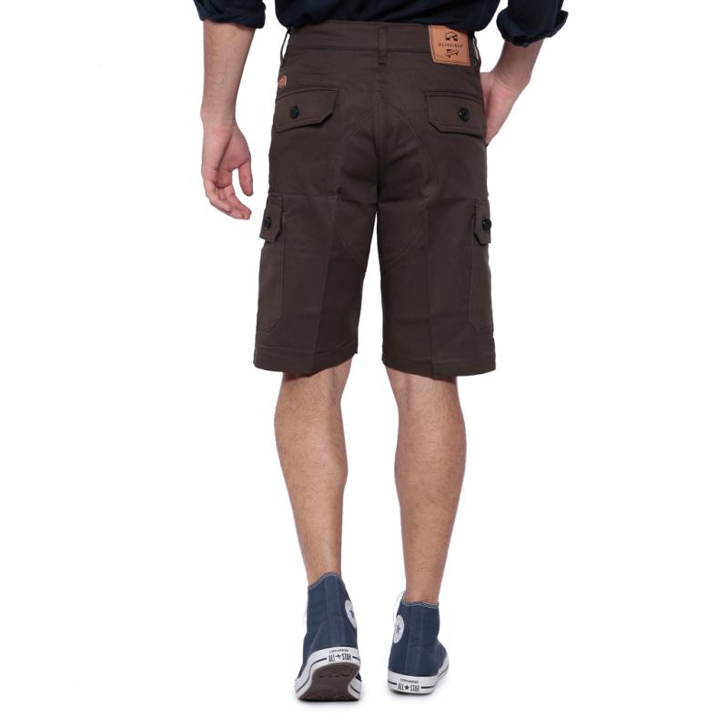 Jual OliveInch Cargo Short Pants Pria 