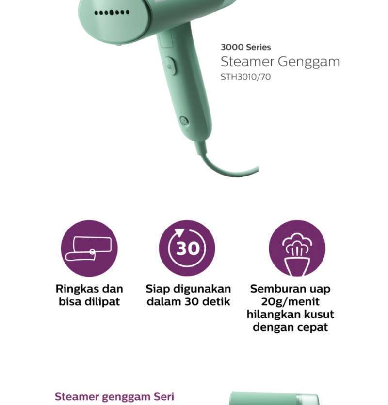 philips steamer genggam