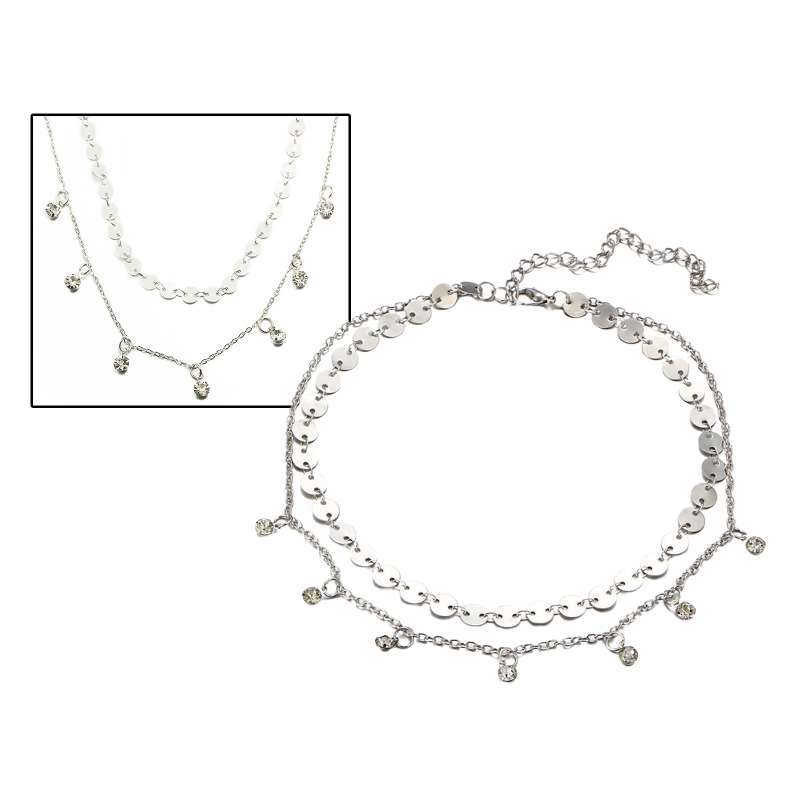 Promo Sparkly Sequin Necklace Choke 