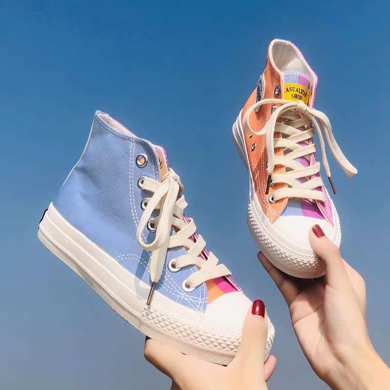 coloured sneakers online