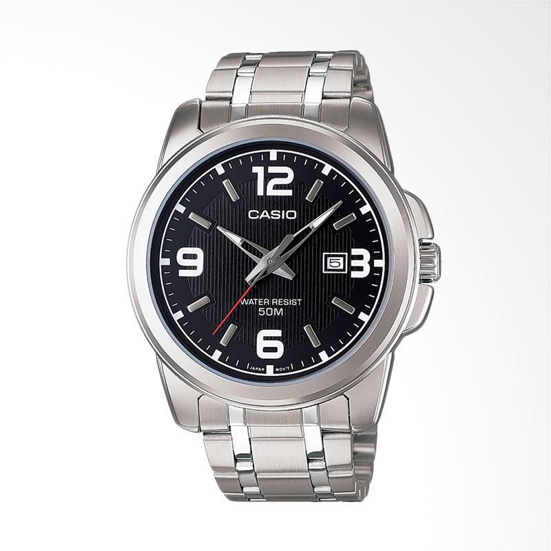CASIO MTP-1314D-1AVDF Stainless Steel Analog Jam Tangan Pria Silver