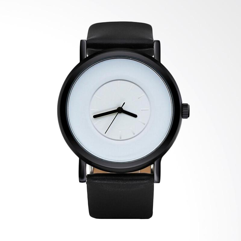 Jual SINOBI Fashion Minimalism Waterproof Leather Men Watch Sports