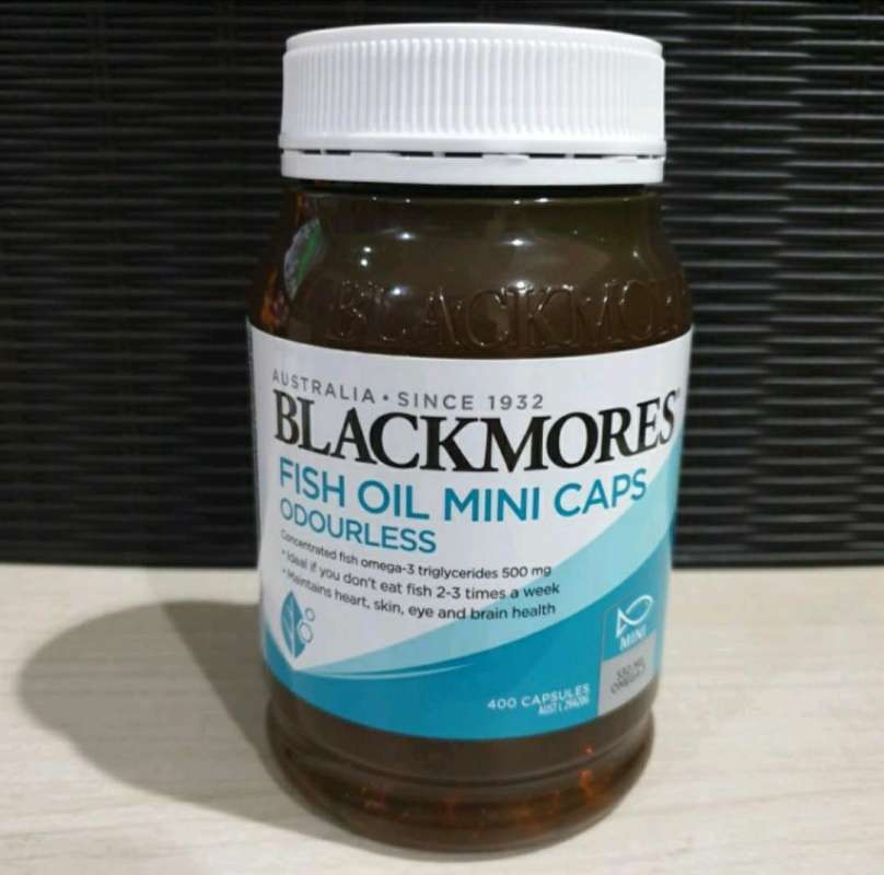 Promo Blackmores Odourless Fish Oil 1000 mg 400 Mini caps