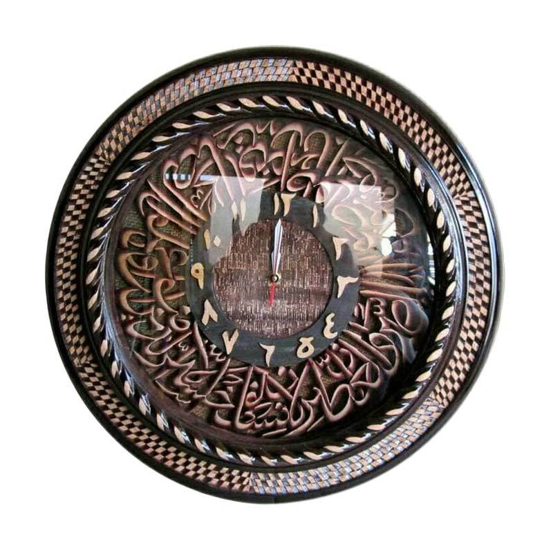 Ngasem Jam Dinding Kaligrafi 3d Kayu Free Ongkir Stock Terbatas