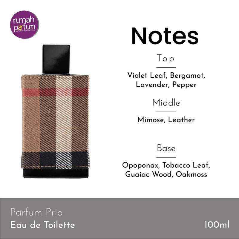 Burberry london outlet perfume notes