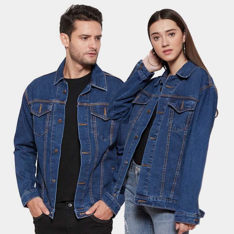 Jual Papago Jaket Jeans Pria Jaket Denim Original Blue L