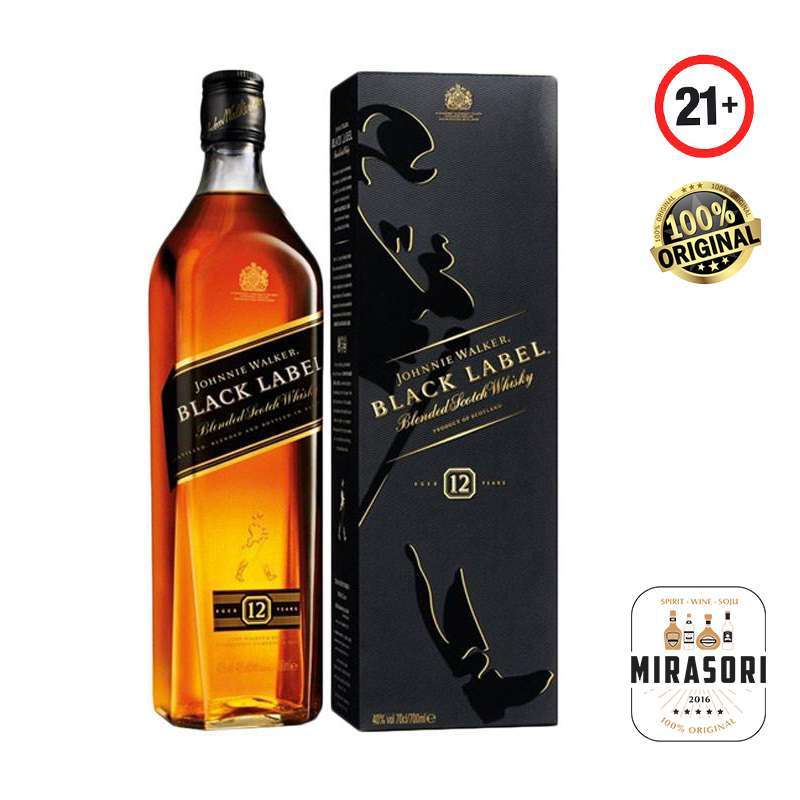 Promo Johnnie Walker Black Label Minuman Beralkohol [750 mL ...
