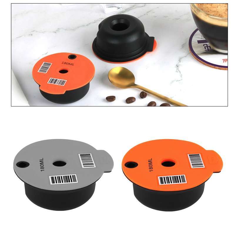 Promo 2pcs Reusable Coffee Capsule Pod 
