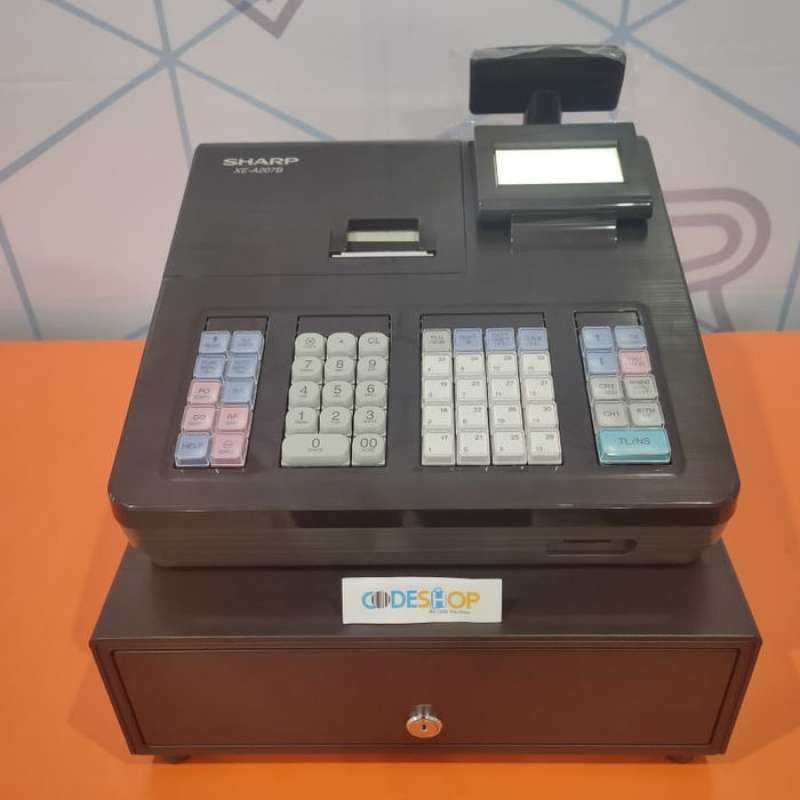 Jual MESIN KASIR SHARGP XE A207 B CASH REGISTER SHARP XEA207B