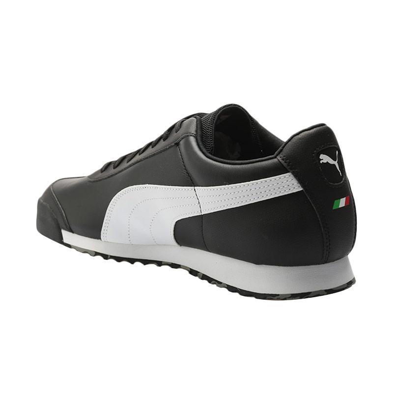 puma roma shoes black