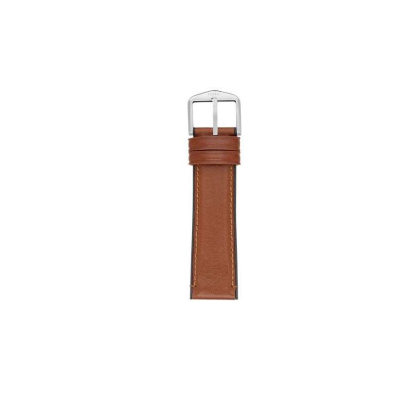 FOSSIL Estate 22mm Light Brown Leather 