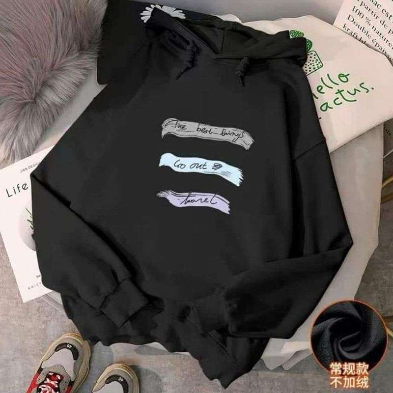 sweater hoodie wanita oversize