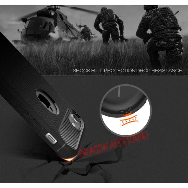 Softcase Realme U1 Pro Silikon Slim Fit Carbon Fiber Case Casing  Shockproof Cover Silicone