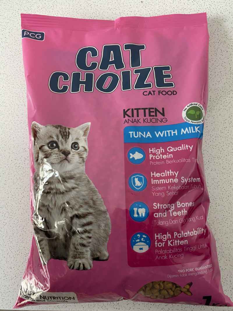 Dry food untuk kitten shop