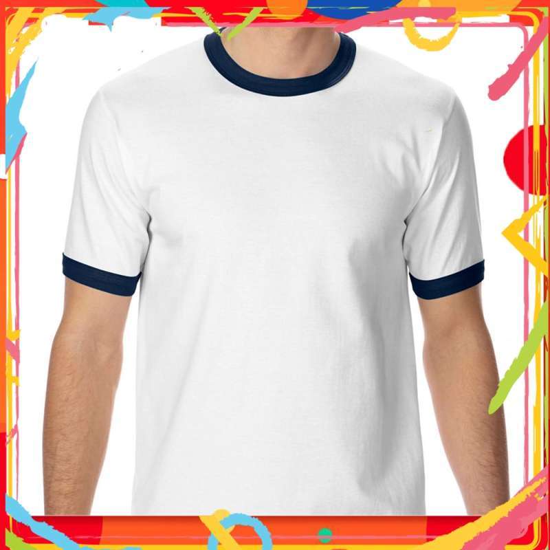 Jual Kaos Polos Ringer Tee Import 