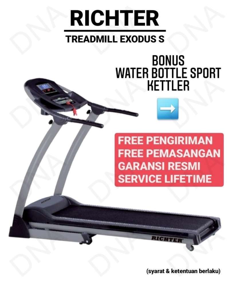 Jual Treadmill Elektrik Richter Exodus S ORIGINAL di Seller DNA