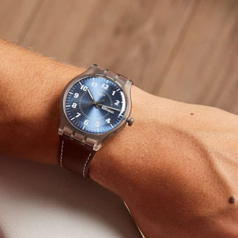 Swatch Jam Tangan Pria White SUOK709
