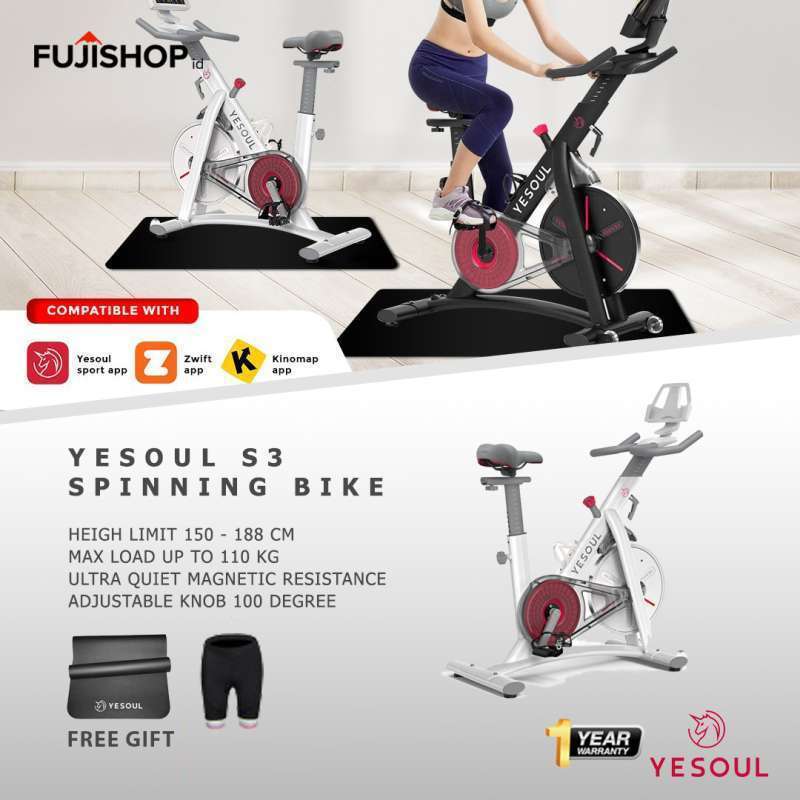Fitness Soul At Home Bike Promo Yesoul S3 Home Spinning Bike