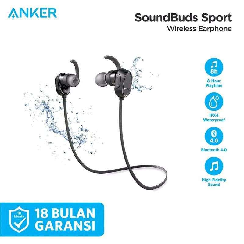 Anker soundbuds bluetooth earphone a3233 outlet