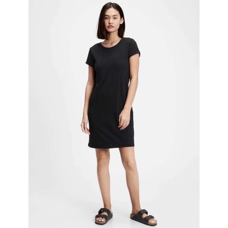 Casual Midi Dress Crewneck Soft Knit 