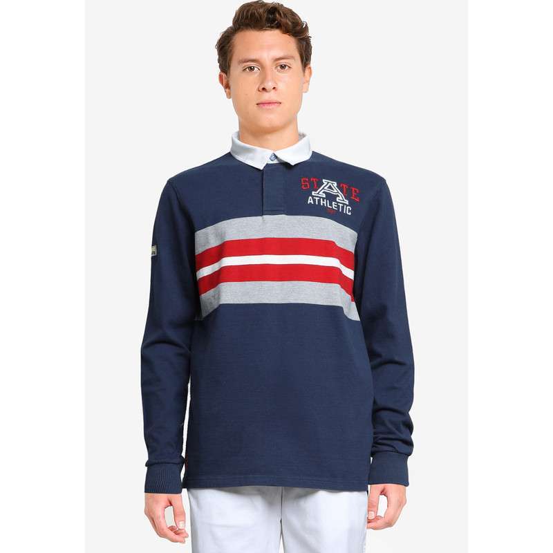 Promo Superdry Long Sleeve Jersey Rugby 